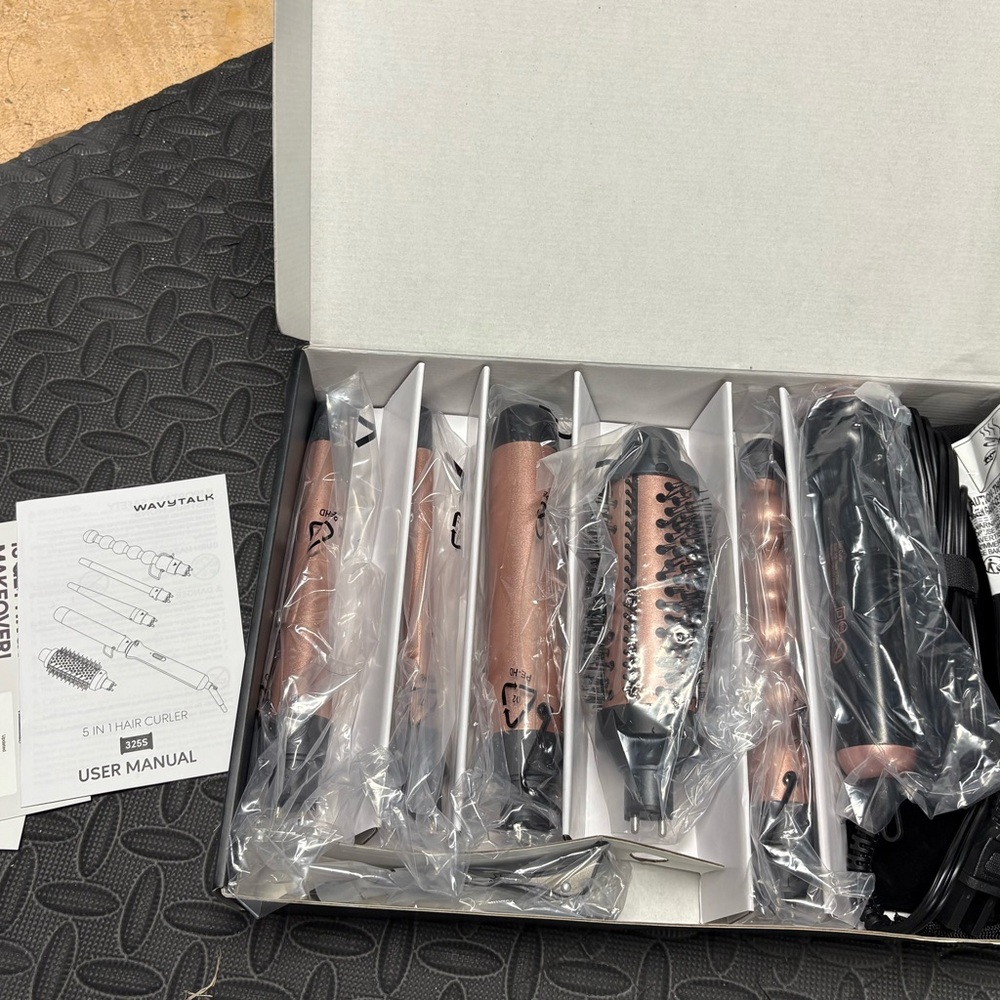 Wavytalk Rose Gold 5 in 1 Styling Set